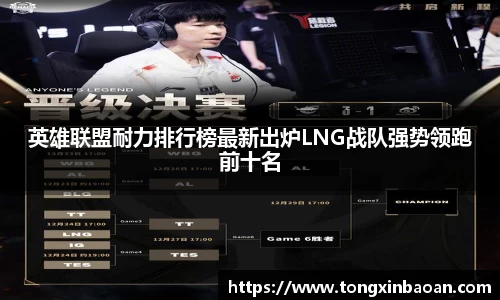 英雄联盟耐力排行榜最新出炉LNG战队强势领跑前十名