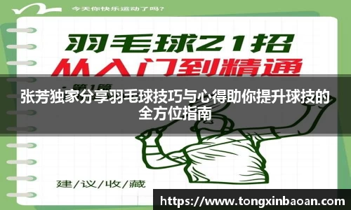 张芳独家分享羽毛球技巧与心得助你提升球技的全方位指南